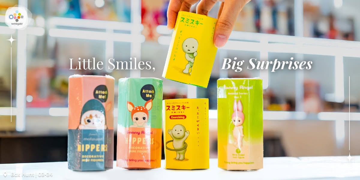 An exciting unboxing moment revealing a new blind box toy