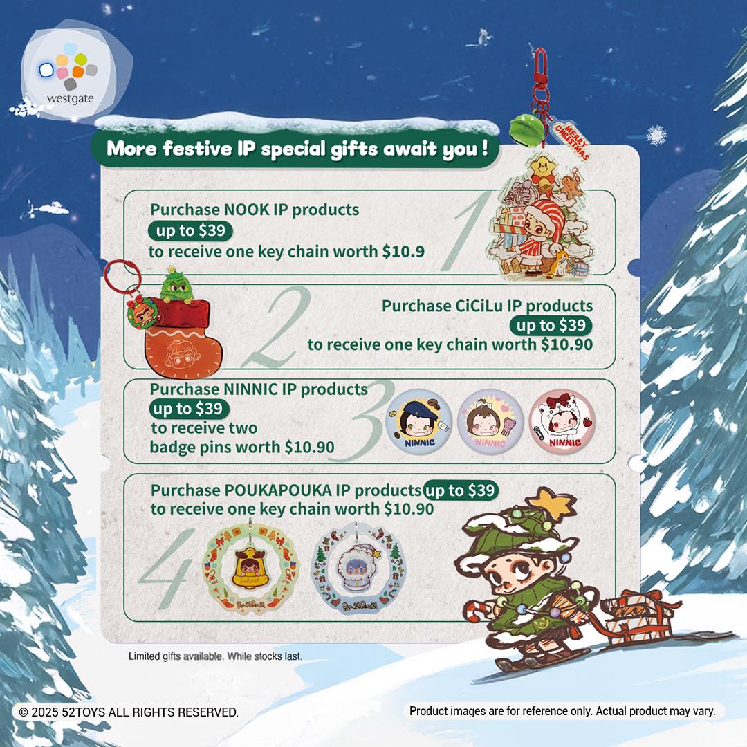 Exterior shot of the new 52TOYS store at Westgate, showcasing its vibrant storefront.