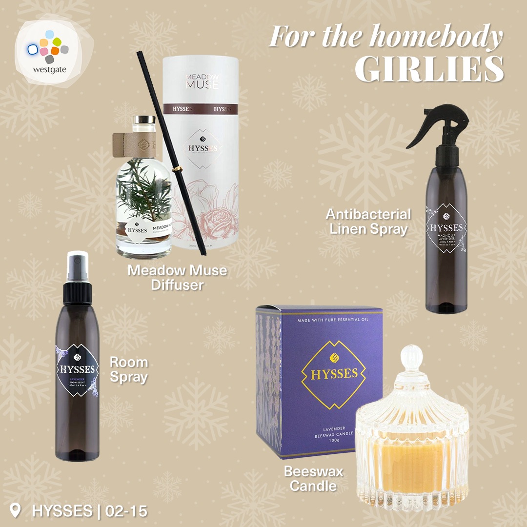 Assortment of festive treats and surprise gifts for her