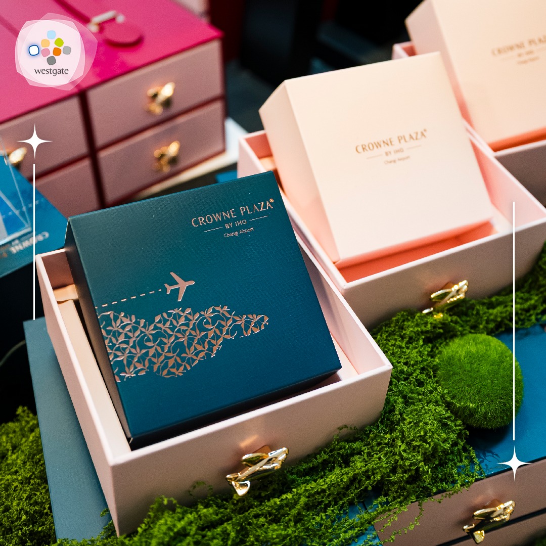 A vibrant display of traditional and modern mooncakes at the Mid-Autumn Fair.